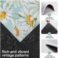 thumbnail image 3 of Lightblue Daisy Flower Watercolor Pattern Kitchen Rugs Sets Of 3,Kitchen Runner Rugs Non Skid Washable,Decorative Kitchen Floor Mats for Kitchen,Sink,Laundry,17"x30"+ 17"x47" + 17"x59", 3 of 6