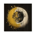 thumbnail image 3 of Designart "Yellow White Yin And Yang Balance and Harmony" Meditation Print on Natural Pine Wood, 3 of 5