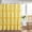 Bright Yellow, variant on Spa Blue Ruffle Shower Curtain, Vintage Handcrafted Bow Tie Bath Curtain for Master Bathroom, Ruched Microfiber Bathroom Curtain with 12 Buttonholes, 72" W x 72" H (LQ-10)
