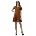 thumbnail image 2 of Moomaya Tenue d'Été Décontractée en Coton Flex pour la Plage Robes de Cocktail pour Femmes, 2 of 5