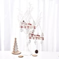 thumbnail image 2 of Adornos navideños para el Año Nuevo Muñeco de nieve Copo de nieve Campana colgante Puerta del restaurante del hogar Manualidades de madera Regalos de Navidad, 2 of 5