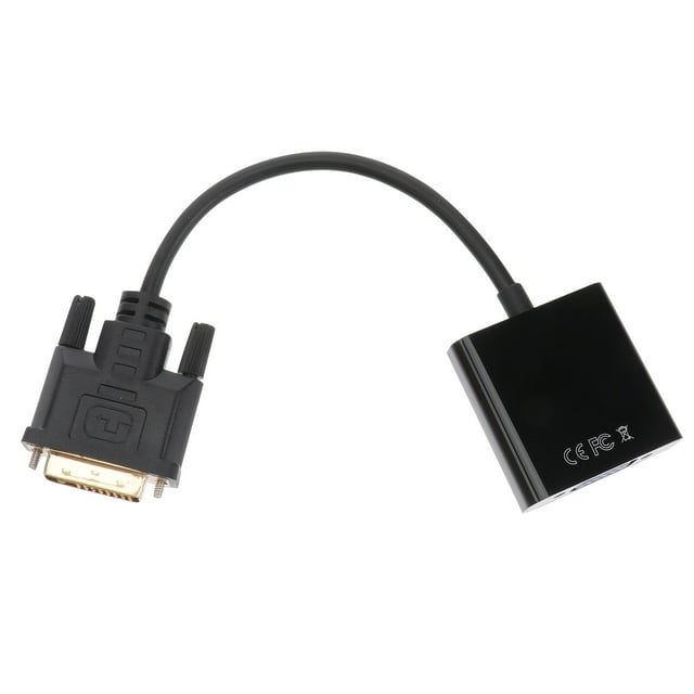 SEWACC DVI Cord Video Cable for Monitor Black for Conference Room 1Pcs