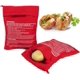 thumbnail image 1 of Bolsas para patatas para microondas, 2 bolsas reutilizables para utensilios de cocina para microondas, bolsas para patatas al horno, color rojo, 1 of 5