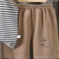 thumbnail image 5 of Toddler Boy 2-Piece Cotton Outfit Color Print T-Shirt and Shorts Set Casual Summer Clothes 6-12 Months 12-24 Months 2t 3t 4t 5t 6t 7t 8t 9t Children 4-5 Years, 5 of 5