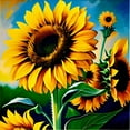thumbnail image 2 of Bold and Beautiful - Sunflower Canvas Wall Art - Blooming Sunflower Canvas Wall Art, 2 of 2