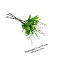 thumbnail image 2 of FESTFENDS 6Ud Ramo De Flores Artificiales Verde Para De Bodas Y Escenas Románticas, 2 of 8