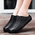 thumbnail image 4 of Men's Flip Flops Arch Support Comfortable Slip On Clogs Breathable Casual Daily Wear Indoor Outdoor Walking with Elastic Open Toe Men Shoes, 4 of 6