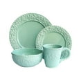 thumbnail image 4 of American Atelier Bianca Leaf 16-Piece Round Dinnerware Set, 4 of 4