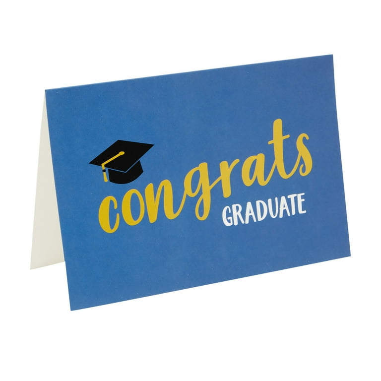36 Pack College Graduation Cards with Envelopes for Gifts, 6 Assorted  Designs, 4x6 in - Walmart.com