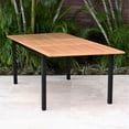 thumbnail image 6 of Amazonia Cholet Teak Finish & Aluminum 7 Pieces Extendable Rectangular Patio Dining Set, 6 of 14