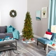 thumbnail image 4 of Nearly Natural 6ft. Victoria Fir Artificial Christmas Tree with 250 Multi-Color (Multifunction) LED Lights, Berries and 415 Bendable Branches, 4 of 8
