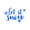 Blue, variant on Vinyl Wall Art Decal - Let It Snow - 11.5" x 13" - Inspiring Lovely Fun Christmas Season Quote Sticker For Home Family Living Room Playroom Classroom Coffee Shop Holiday Decor