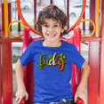 thumbnail image 3 of Tee Hunt Lucky Kid's T-Shirt St. Patrick's Day Funny Shamrock Paddy Patty Boys Girls Tee, Blue, X-Large, 3 of 5