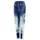 thumbnail image 4 of Jean Leggings tallas grandes Gibobby Mujer 3x Impreso Yoga Fitness Estiramiento Deportes Azul XL, 4 of 5