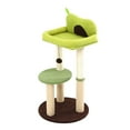 thumbnail image 1 of lionlar 32.7" Cat Scratching Post Sisal Rope Wrapped Interactive Toy Kittens Condo, 1 of 7