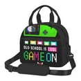 thumbnail image 1 of DouZhe Lunch Bags for Women and Men, Gaming Area Game On Prints Reusable Portable Insulated Cooler Waterproof Lunch Tote Bag for Travel Work School Picnic, 1 of 7