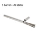 thumbnail image 4 of Bewildely Pinchos para barbacoa, parrilla plana, herramientas de Camping, tenedores de acero inoxidable, de palo para exteriores para barbacoa, Cocina y Comedor 1 Caja/20 Brochetas Bewildely HA084144-02B, 4 of 6