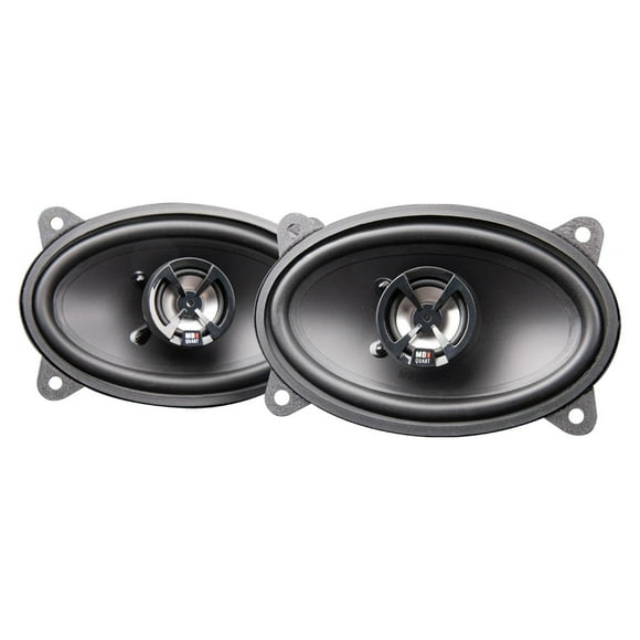 MB Quart 4x6-Inch 2 Way Car Audio Coaxial Speakers, 180W Peak Power, 88 dB, Pair