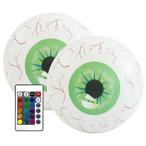 Guirnalda luces Halloween 4545164646 (40 cm-2 piezas) Verde