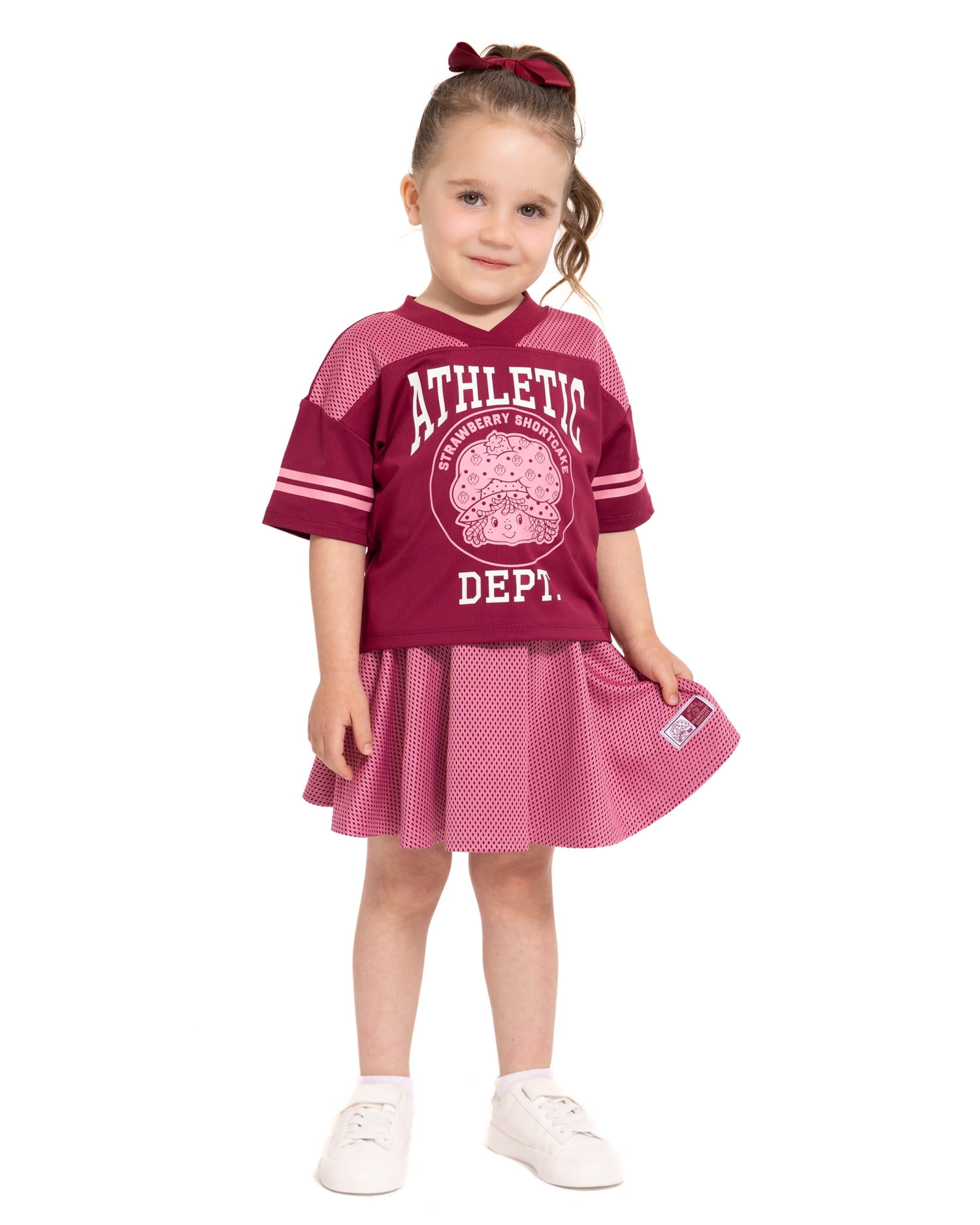 Strawberry Shortcake Toddler Girls Short Sleeve Graphic Jersey and Skirt Set, 2 Piece, Sizes 12M-5T