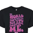 thumbnail image 3 of Barbie the Movie - You Inspire Me - Juniors Cropped Cotton Blend T-Shirt, 3 of 5