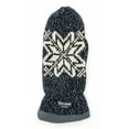 thumbnail image 2 of BRUCERIVER Women's Snowflake Knit Acrylic Mitten with Fleece and Thinsulate, Black, S, 2 of 4