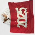 thumbnail image 6 of Yiaed Happy New 2025 Year Print Dog Blankets-Cat Blanket Washable for Couch Protection,Puppy Blanket, Soft Plush Reversible Throw Furniture Protector-Small, 6 of 8