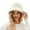 Beige, variant on Aocisk Solid Color Fisherman Bucket Hat For Women Warm Winter Casual Outdoor Comfort Khaki One Size