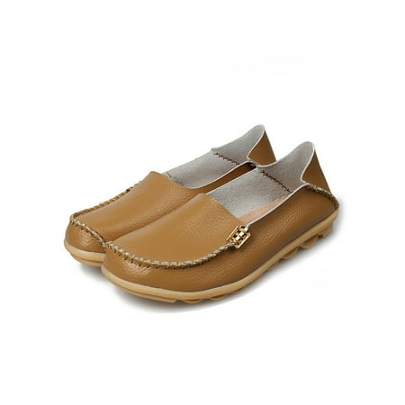 

UKAP Women s Comfort Walking Flat Loafer Casual Round Toe Moccasins Comfortable Driving Shoes