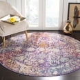 thumbnail image 2 of SAFAVIEH Sutton Jamaar Transitional Area Rug, Lavender/Ivory, 6' x 6' Round, 2 of 4