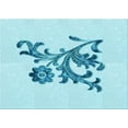 thumbnail image 1 of Ahgly Company Indoor Rectangle Patterned Electric Blue Area Rugs, 7' x 9', 1 of 6