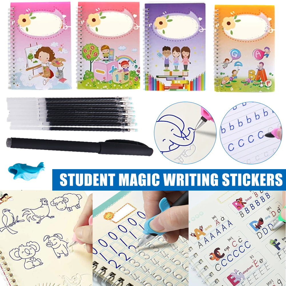 Magic Calligraphy That Can Be Reused Handwriting Copybook Set for Kid Writing 