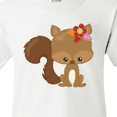 thumbnail image 4 of Inktastic Cute Squirrel, Squirrel With Flowers, Fluffy Tail Youth T-Shirt, 4 of 5