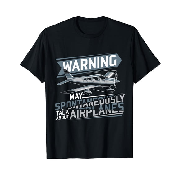 Airplane Lover Men Boys Kids Aviation Pilot T-Shirt
