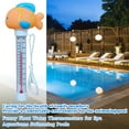 thumbnail image 4 of JIhuahe Floating Pool Thermometer for Swimming Pools, Hot Tubs, and Ponds, Cartoon Animal Design Water Temperature Gauge, Bathing Temperature Monitor for Children's Safety,Orange, 4 of 4