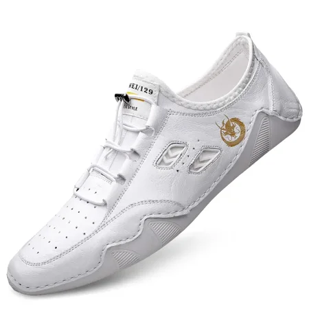 

Men‘s Solid Color Breathable Casual Lace Up Shoes Flat Sneakers