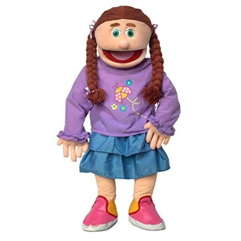 Silly Puppets 30 Amy, Peach Girl, Professional Performance Puppet With