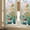 Colorful Floral, variant on Floral Vine Stained Glass Window Film Colorful Flower Window Privacy Film Glass Privacy Decals Living Room Sun Blocking Decor Removable Static Cling Stickers 17.71x39.97 inch