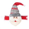 thumbnail image 1 of Christmas Decor Curtain Christmas Curtain Buckles Santa Snowman Curtain Tiebacks Xmas Window Decorations Holdbacks Fastener Buckles Wine Bottle Topper For Home Holiday Decor Polyester curtains, 1 of 8