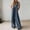 *Dark Blue, variant on ClodeEU Women's V Neck Sleeveless Wide Leg Jumpsuit,Casual Loose Romper with Pockets Beige,Women's Plus L