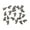 Grey, variant on Trayknick 20Pcs Soft Plastic Colorful Cat Nail Caps Paw Claw Protector Cover with Glue Grey