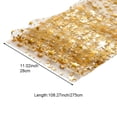 thumbnail image 7 of Hzzsbu Gold Silver Star Glitter Metallic Table Runner Bling Star Table Cloths Runner Thin Mesh Metallic Roll Table Runner Roll for Home Weddings Party Banquets, 7 of 7