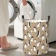 thumbnail image 5 of Balery Lovely Penguin Cesta de ropa redonda con asas, impermeable, independiente, para ropa, juguetes, dormitorio y familia-Small, 5 of 6