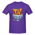 thumbnail image 5 of Thinknoodles Men'S Basic Short Sleeve T-Shirt Purple 4x-Large, 5 of 5