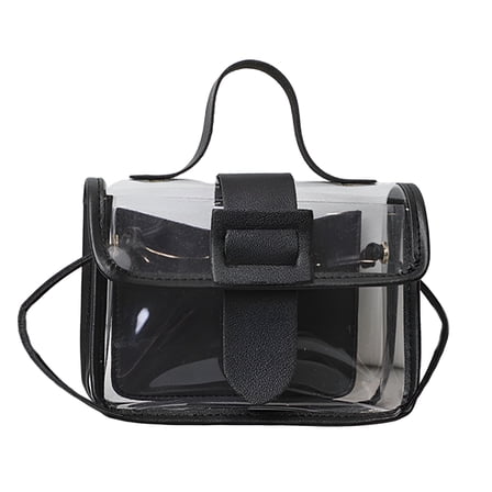 GASTROPOD Stadium Approved Clear Crossbody Bag with Adjustable Straps -Clear Purses Waterproof Purse for Concerts,Festivals,Sports Events (7X5In)