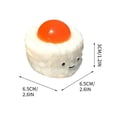 thumbnail image 2 of YingYouFu Cloud Cake Squishies Toy, Soft Realistic Souffle Cake Stress Ball Squeeze Fidget Toys Stress Relief Portable Adults Simulated Food Pinch Fidget Sensory Toy for Kids Birthday Gift, 2 of 5