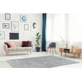 thumbnail image 2 of Linon Home DÃ©cor Emerald Area Rug Collection, Gray and Blue, 6'7" x 9'7", 2 of 5