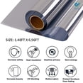 thumbnail image 4 of Deago One Way Window Film Privacy Anti-UV Heat Control Reflective Static No Glue Glass Tint for Home and Office (17.7" x 78.7"), 4 of 8