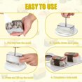 thumbnail image 4 of LQQBOX Musubi Mold Kit - Stainless Steel Onigiri Maker with Spam Slicer - Perfect for Grip Sushi - 1 Pcs, 4 of 7