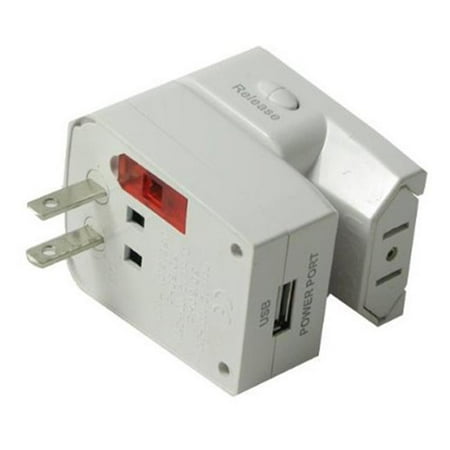 RND Accessories World Travel Power Adapter With Built-In USB Charger